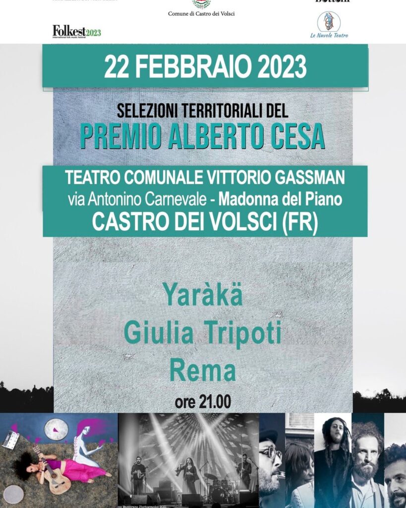 I REMA alle selezioni del PREMIO CESA