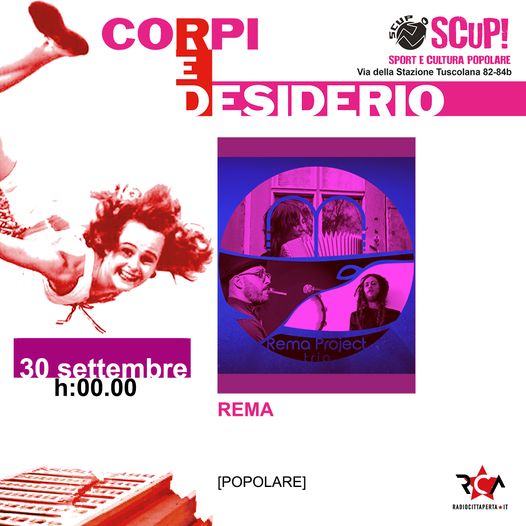 REMA in concerto a SCUP